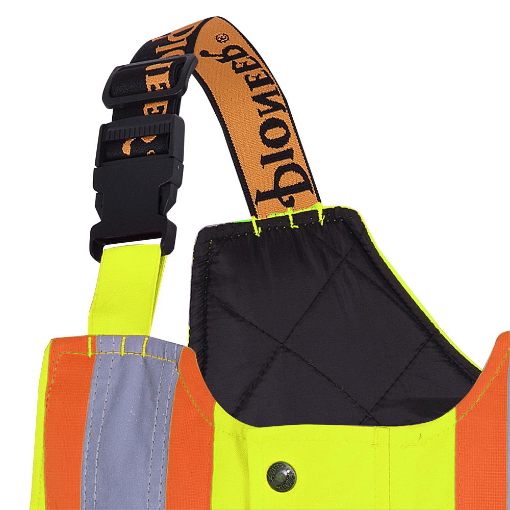 Salopette de sécurité matelassée imperméable haute visibilité, jaune, SZ : S
