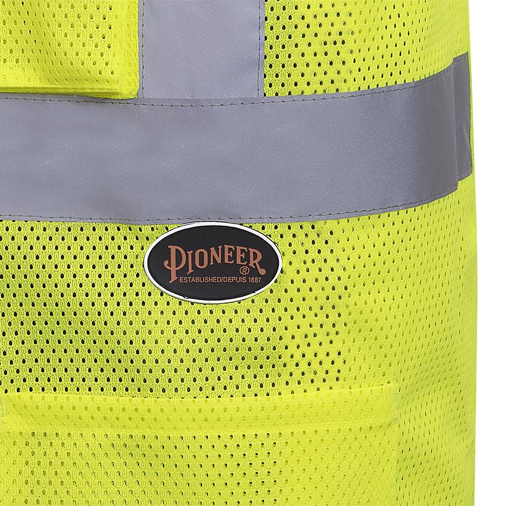 Hi-Viz Safety Mesh Vest with 2" Tape, Yellow, SZ: L/XL