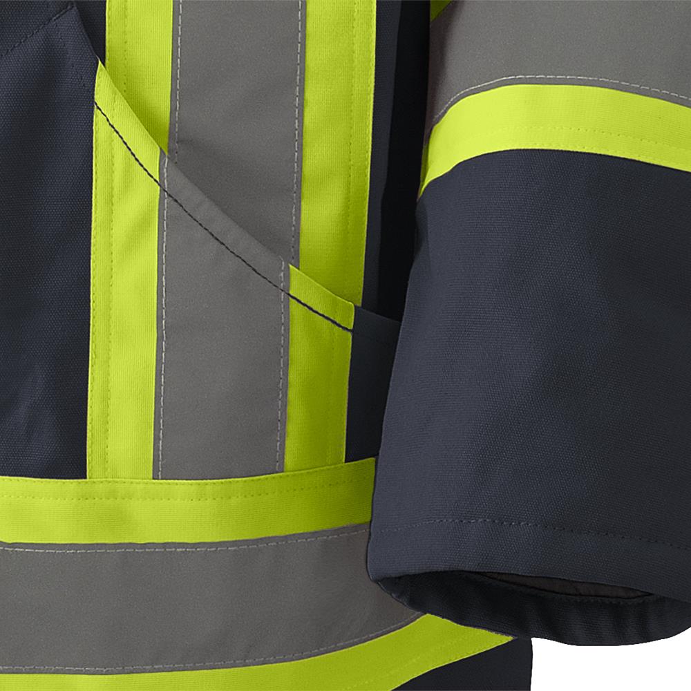Parkas de sécurité, en coton matelassé, bleu marine, SZ : 3XL