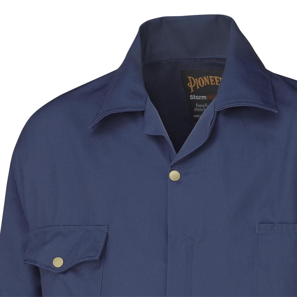 Combinaison de travail robuste, polyester/coton, bleu marine, SZ : 52
