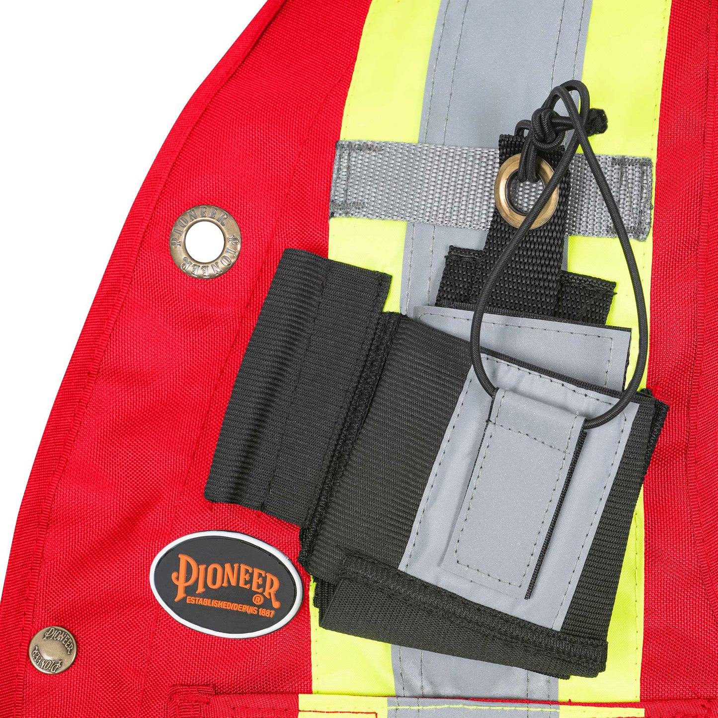 Gilet de superviseur CSA - 600 Denier, Rouge, GR: M