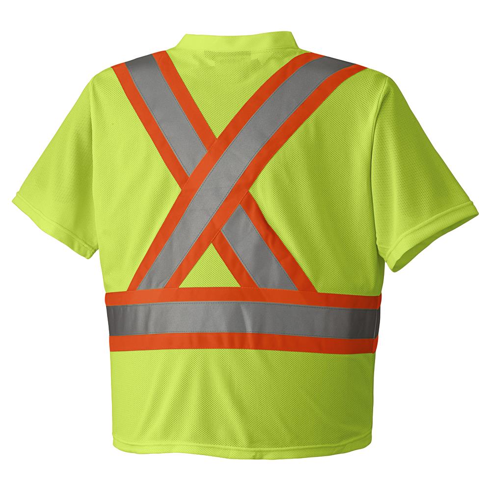 Chandail de sécurité, micro-maille de poly, Jaune, GR: L