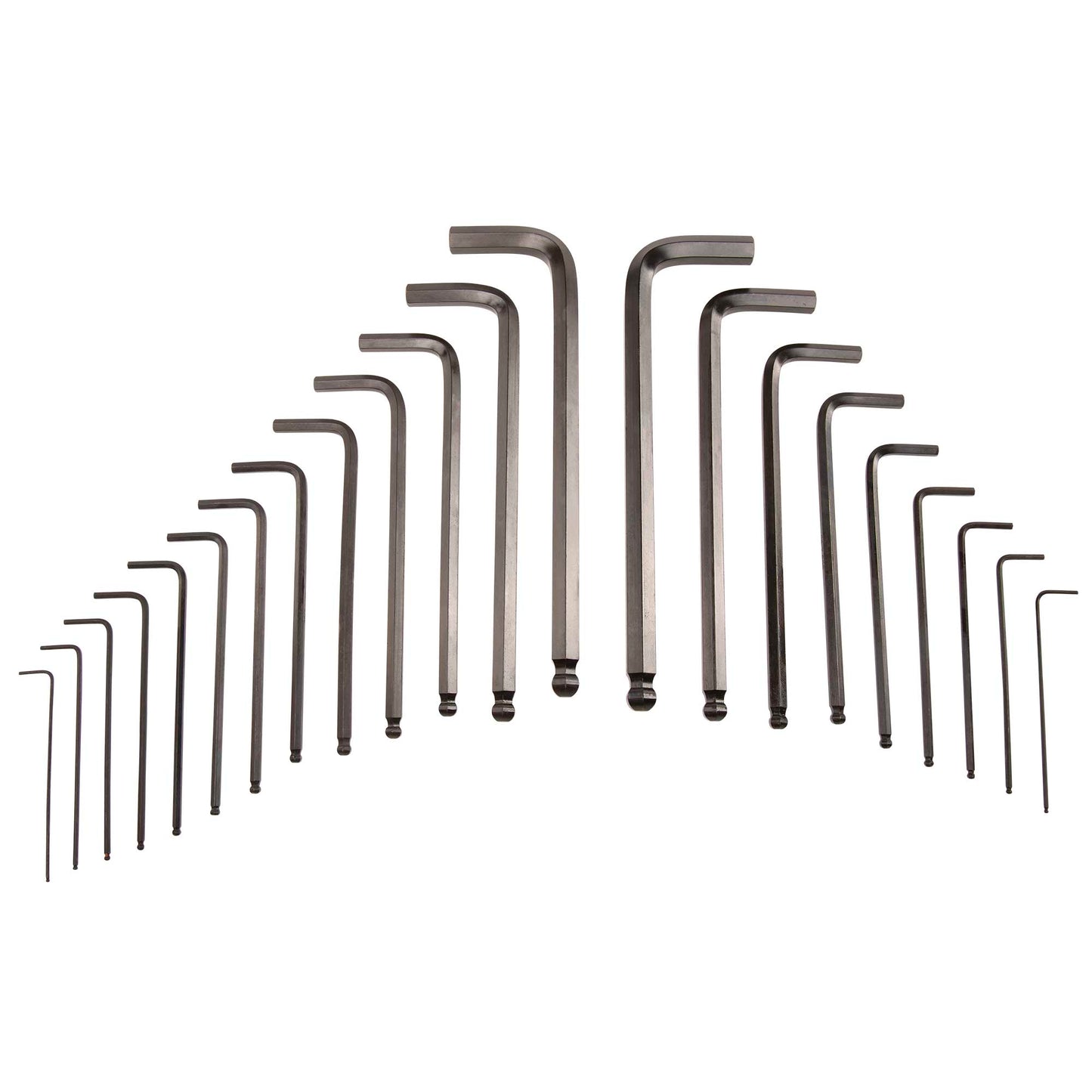 JET 22 PC SAE/Metric Ball Nose Hex Key Set