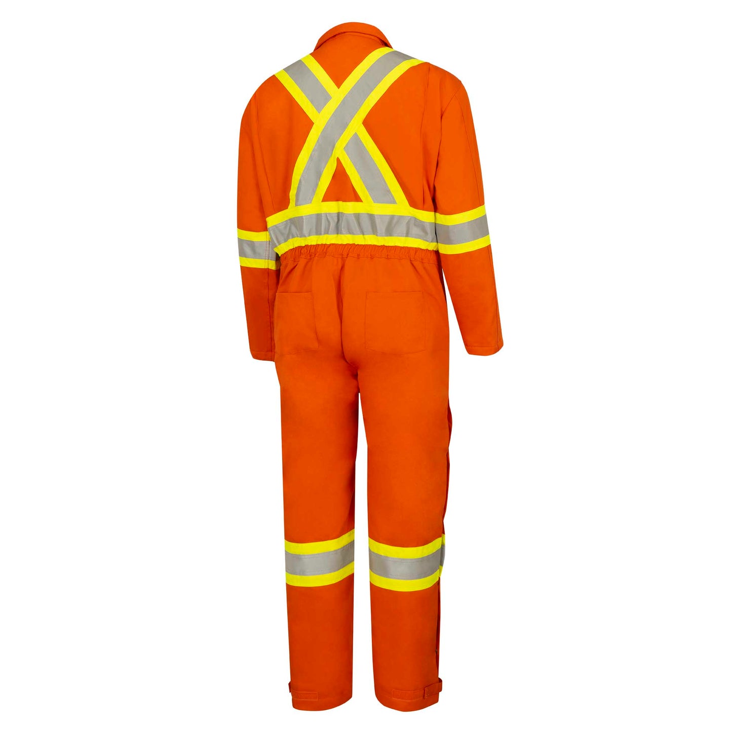 Combinaison de sécurité en coton matelassé ignifuge haute visibilité, orange, SZ : 2XL