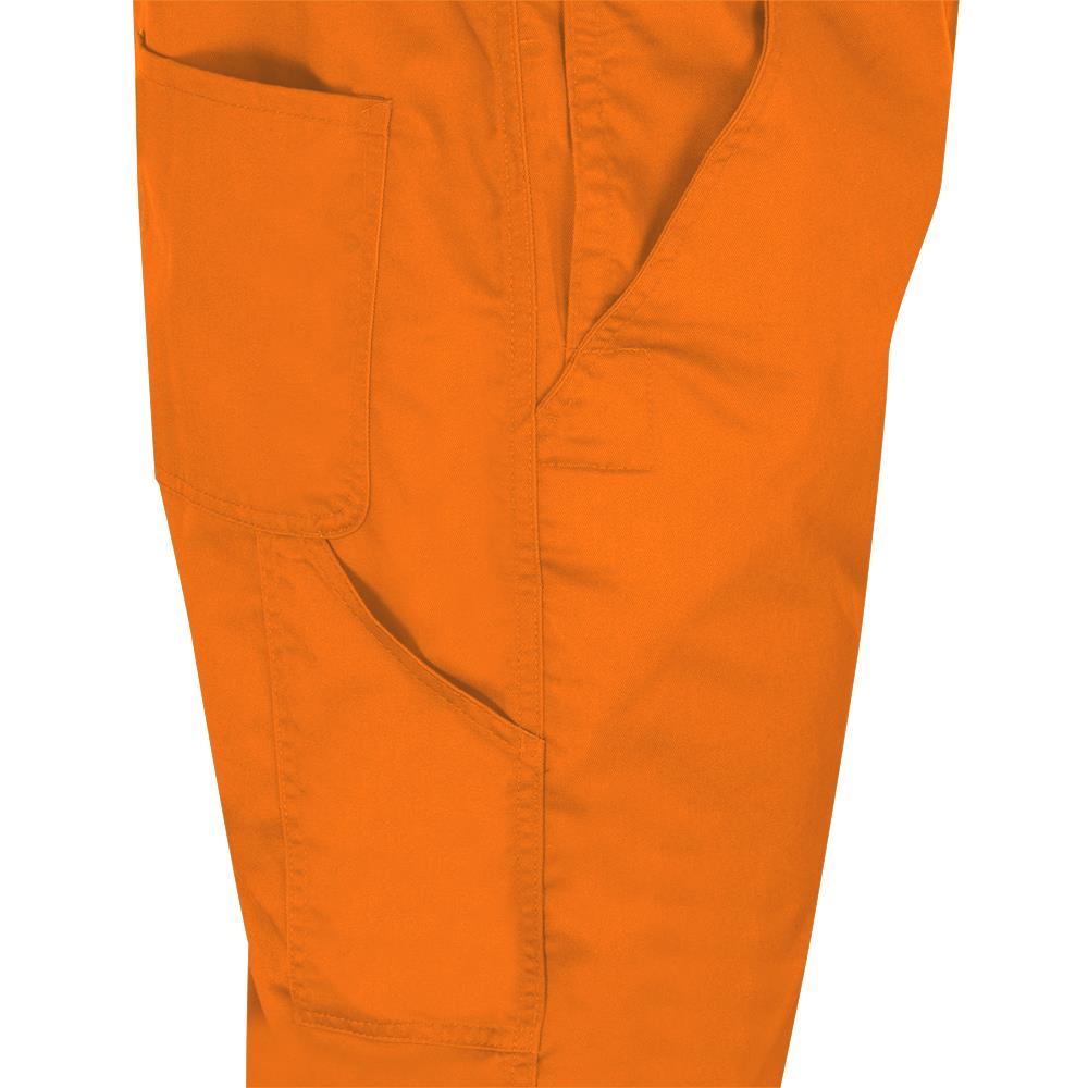 Salopette de sécurité en poly/coton, orange, taille : 44 grande taille