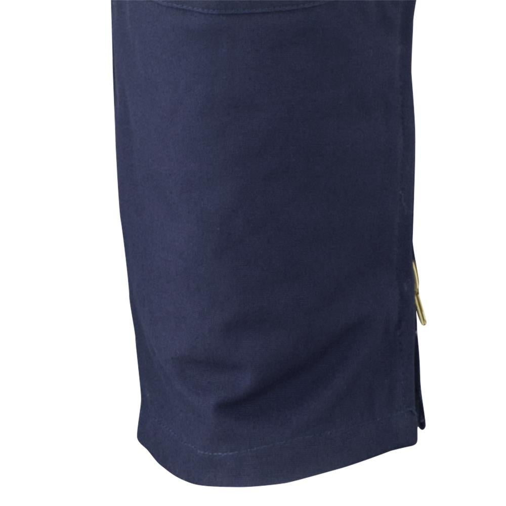 Safety Overalls, Quilted Cotton Duck, Navy, SZ: 4XL