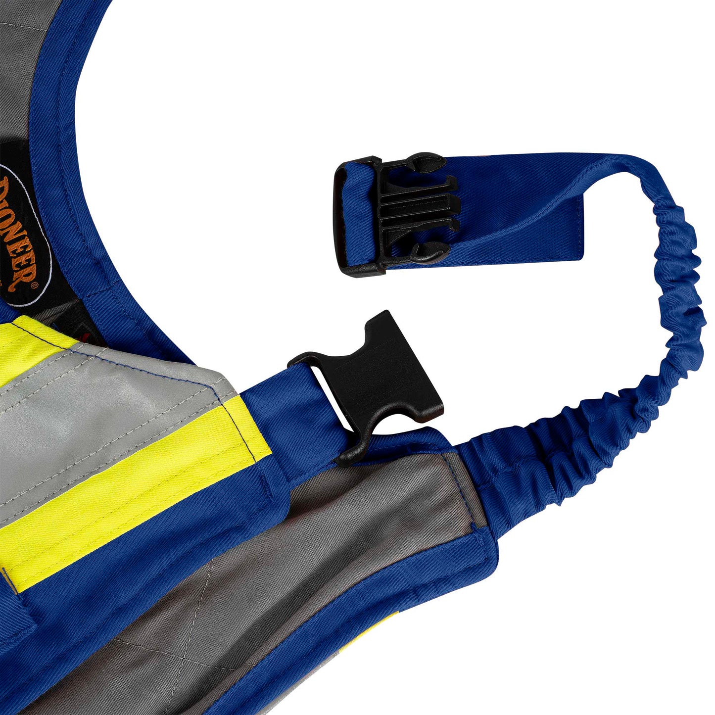 Combinaison de sécurité matelassée en coton ignifuge haute visibilité, bleu roi, SZ : XL