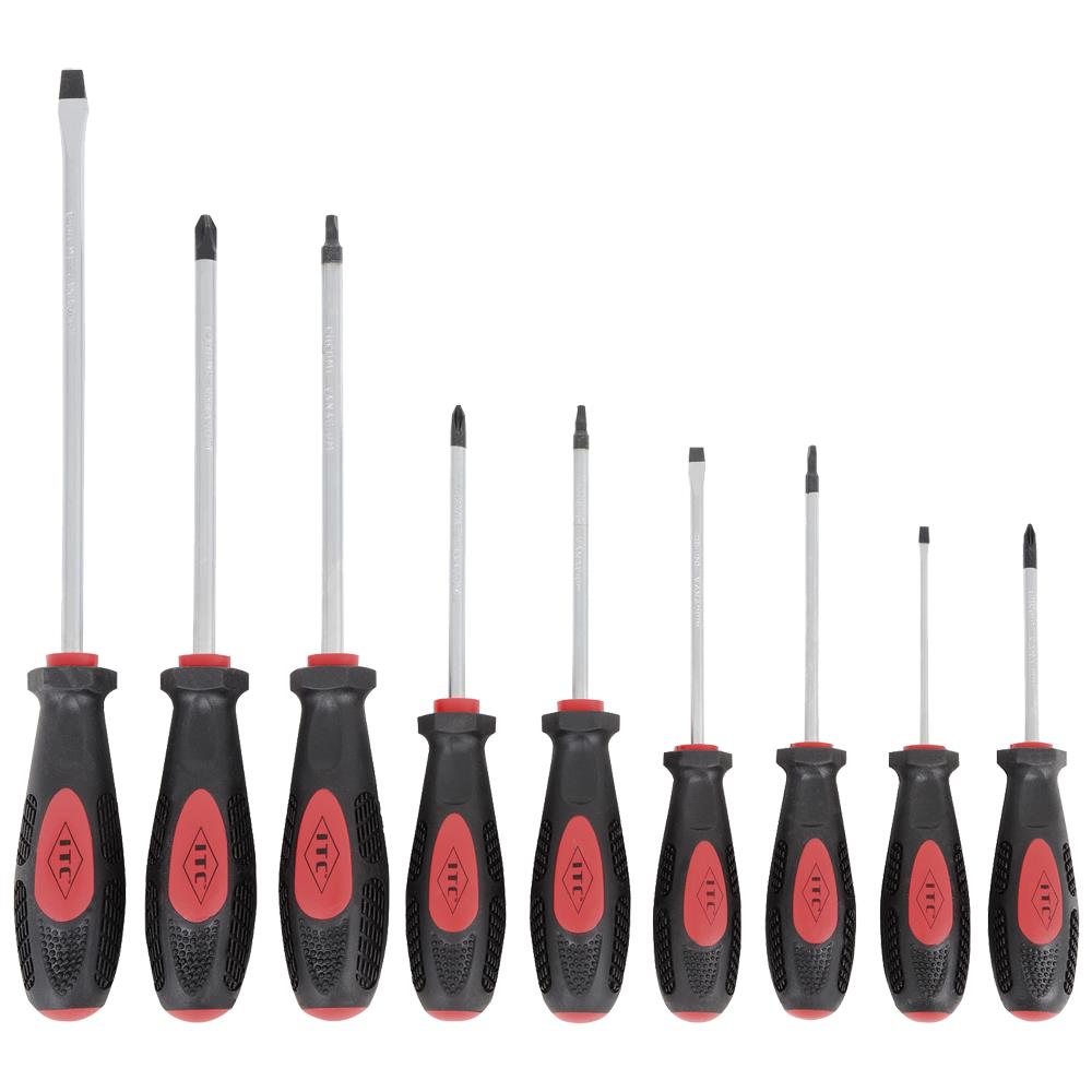 ITC, 9 PC Ergonomic Screwdriver Set