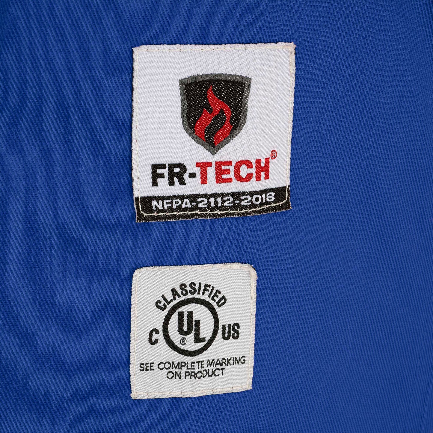 Combinaison de sécurité en coton matelassé ignifuge haute visibilité, bleu roi, SZ : XL