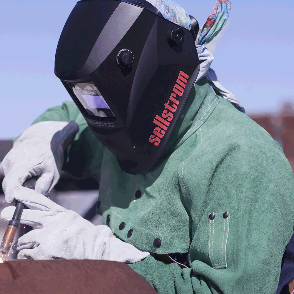 Ranpro Welder's Cape Sleeves, CS 100, Green, SZ: L
