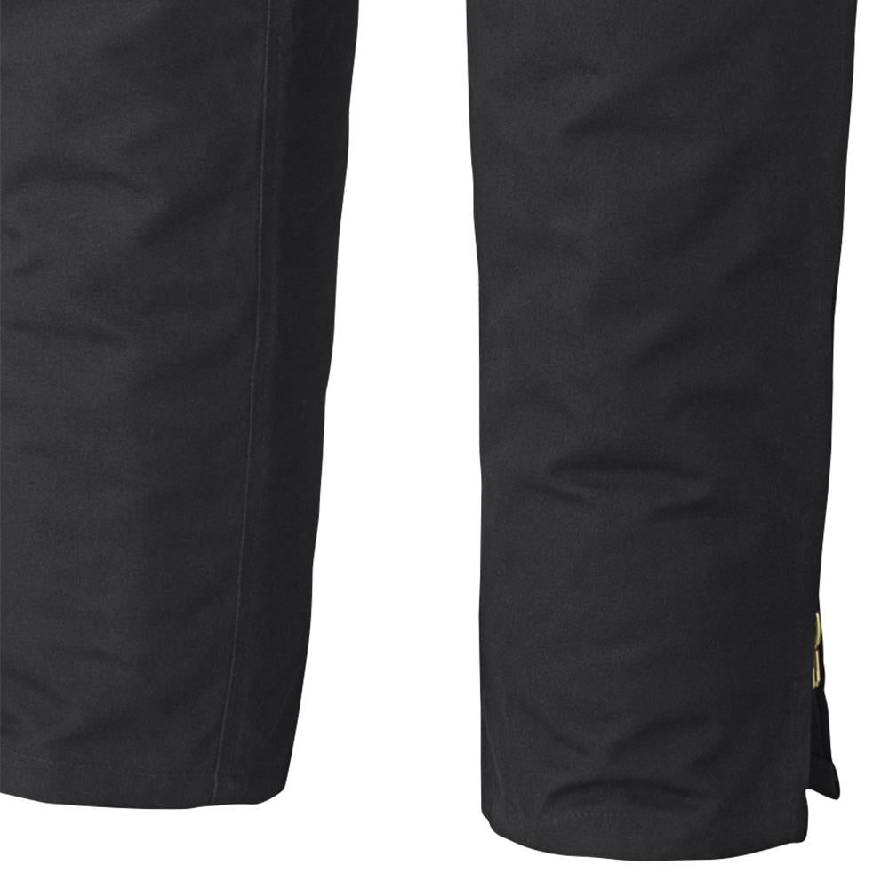 Coverall, Quilted Cotton Duck, Zipper, Black, SZ: L