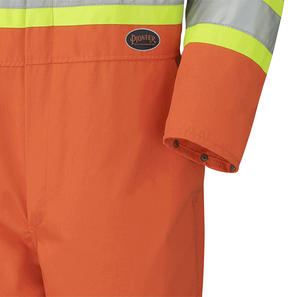 Combinaison de sécurité homologuée FR/ARC, 100 % coton, orange, taille : 64 grande taille