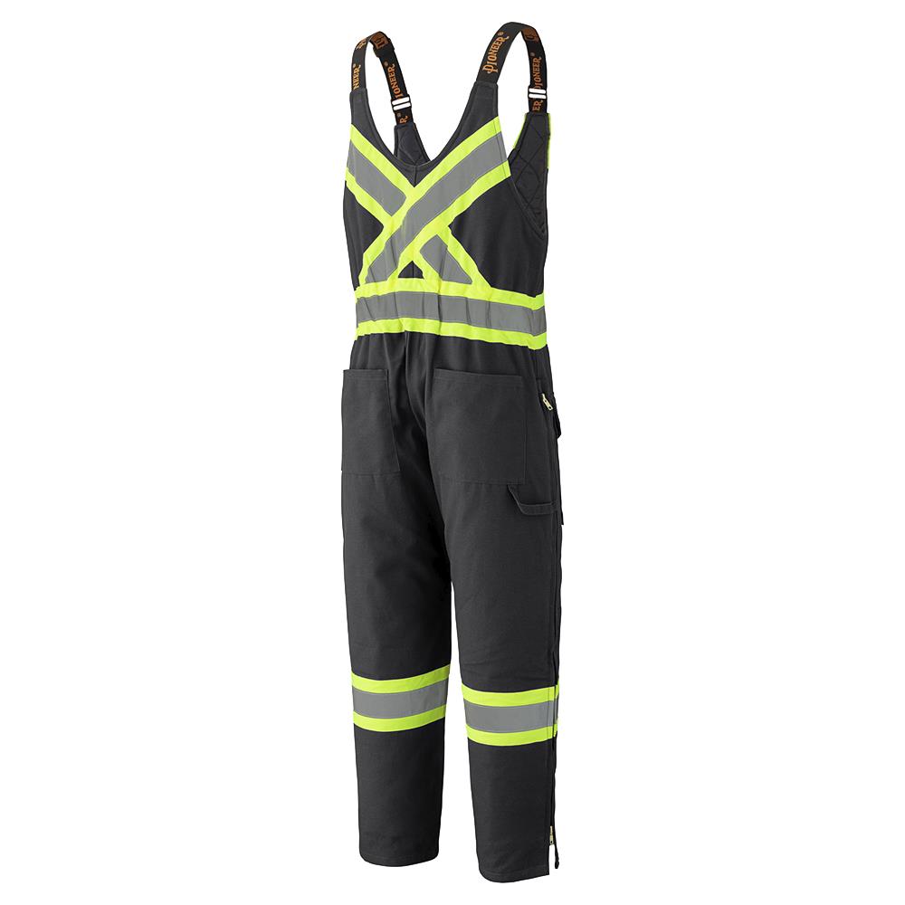 Salopette de sécurité, en coton matelassé, noir, SZ : M