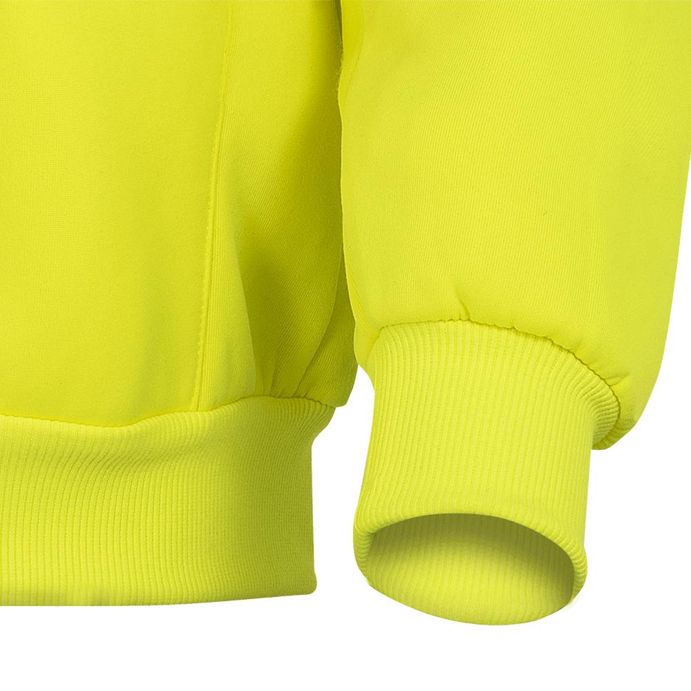 Chandail de sécurité à capuchon, molleton, jaune, GR: XL