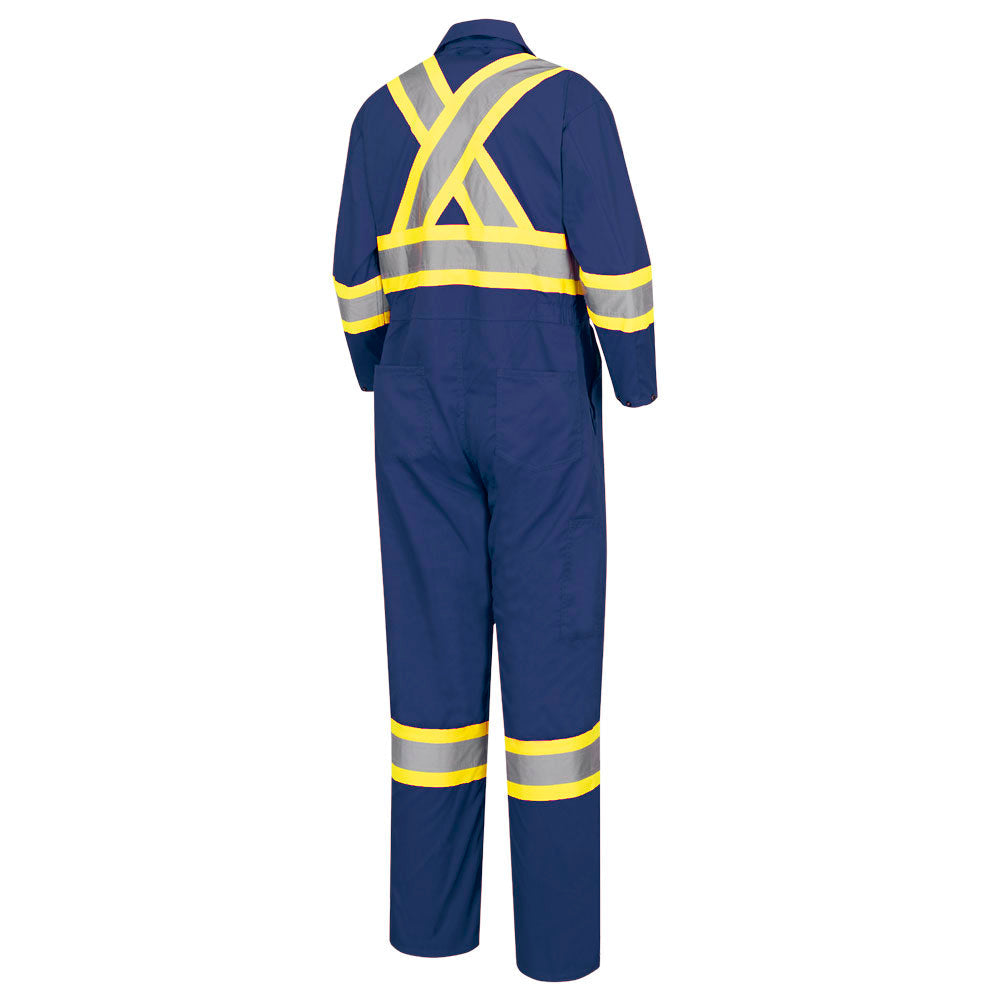 Combinaison de sécurité, polyester/coton, bleu, SZ : 50