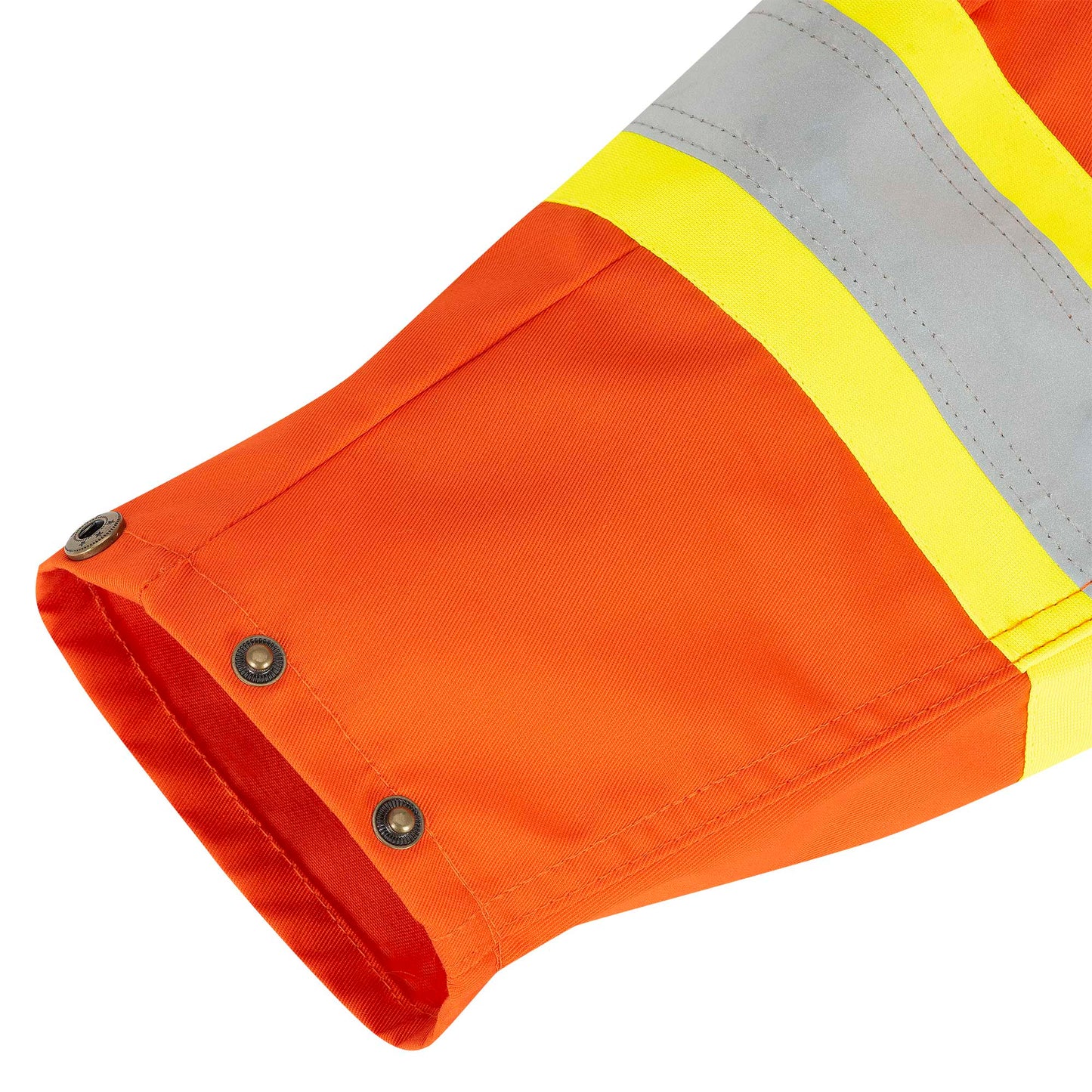 Hi-Vis Industrial Wash Safety Coverall, Orange, SZ: 46