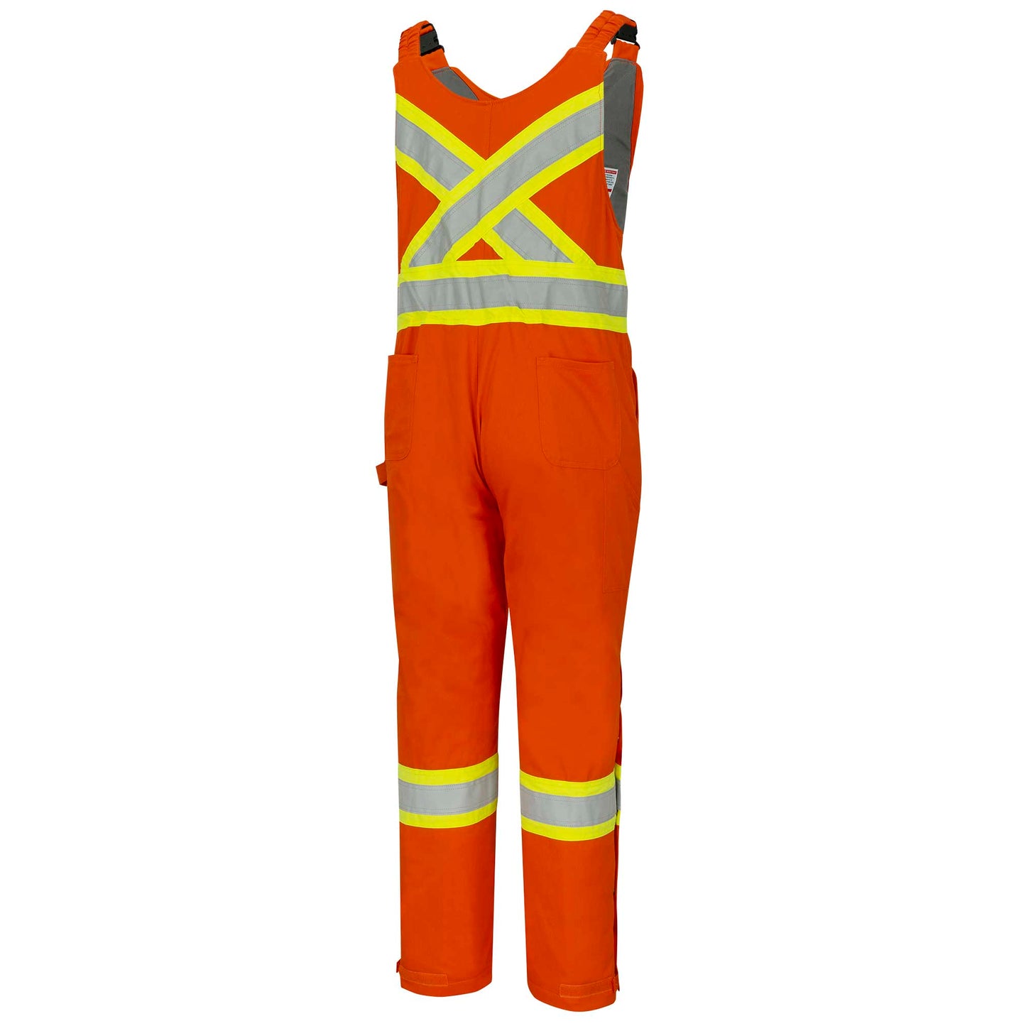 Combinaison de sécurité matelassée en coton ignifuge haute visibilité, orange, SZ : M