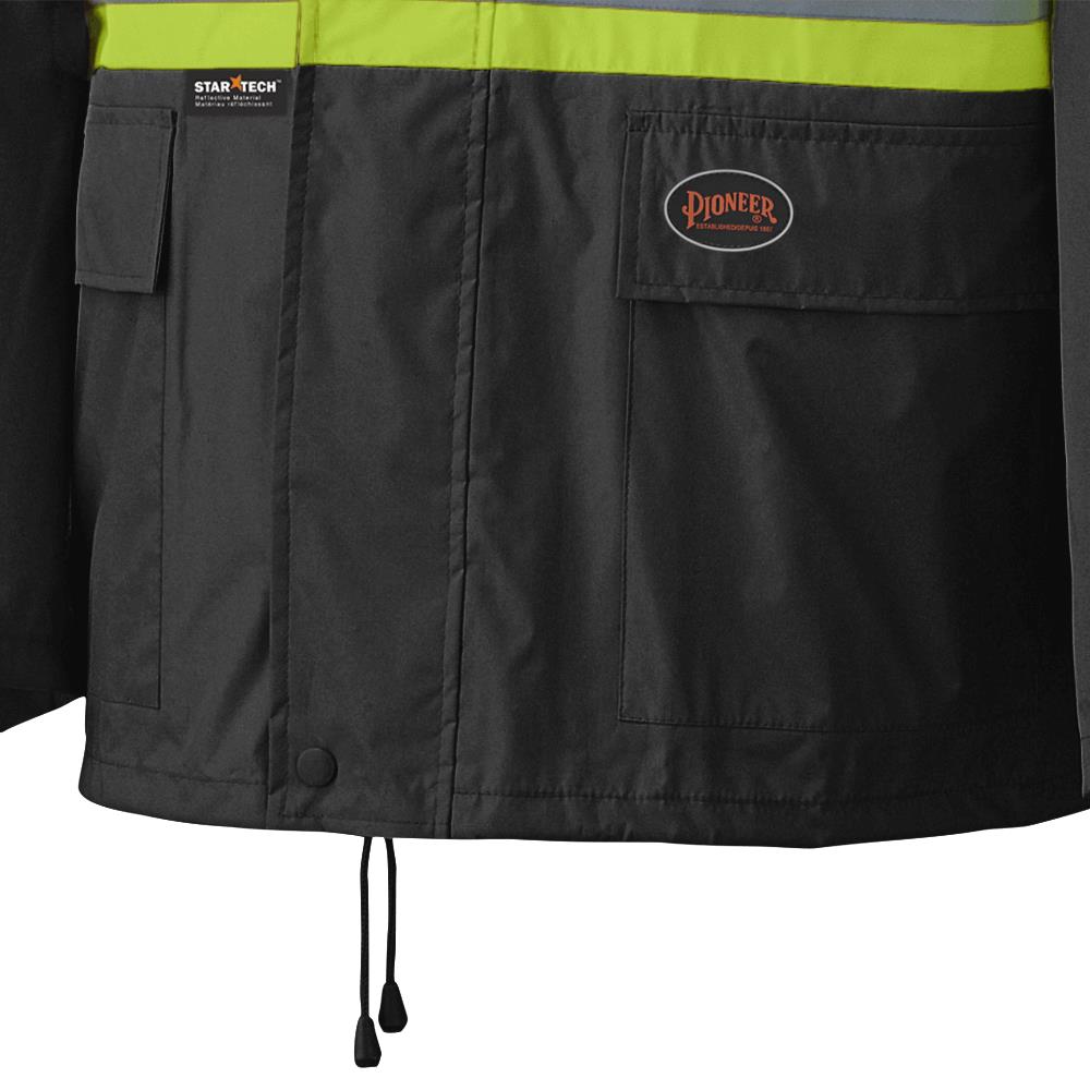 Combinaison de pluie légère et imperméable, noire, taille M