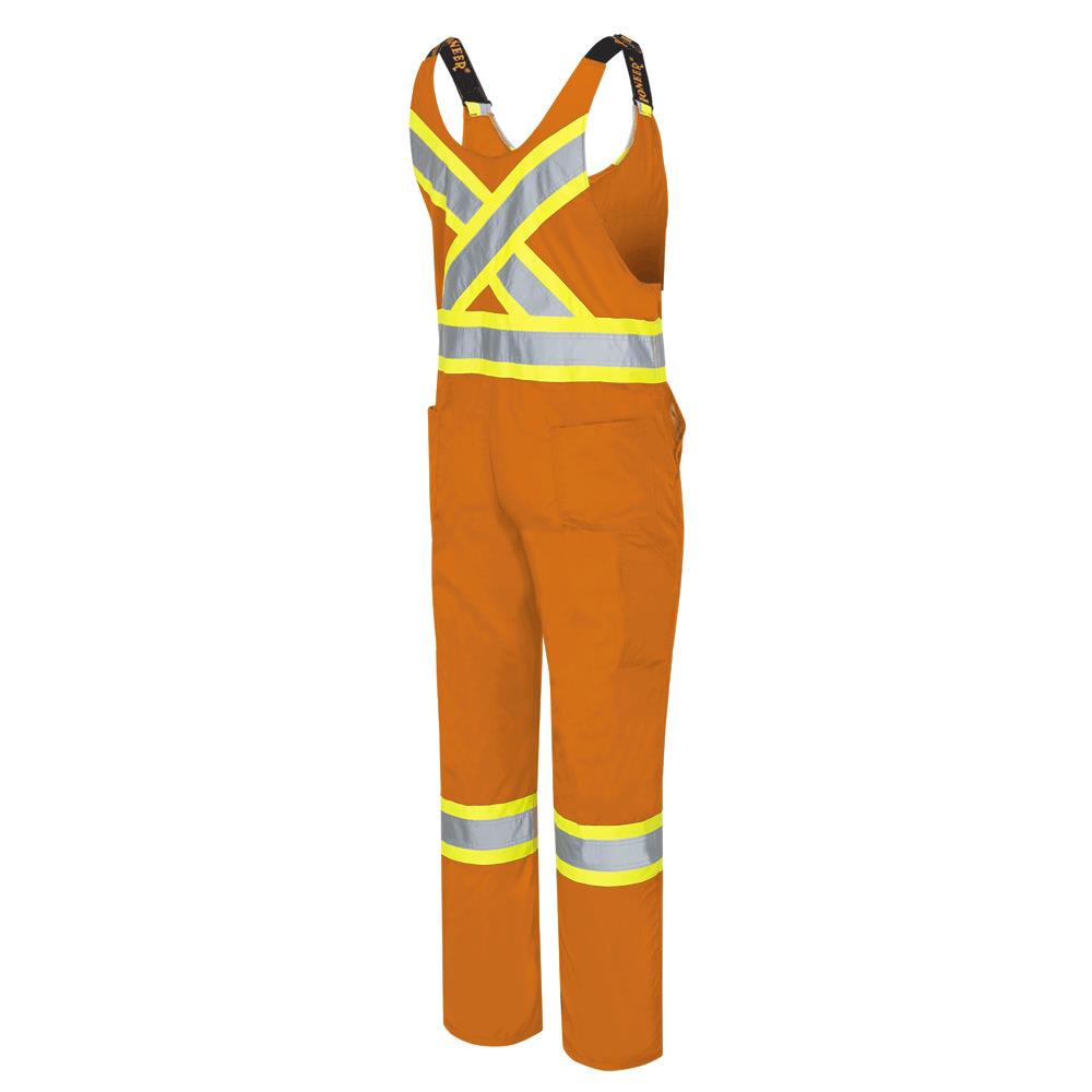 Salopette de sécurité en poly/coton, orange, taille : 46 grande taille