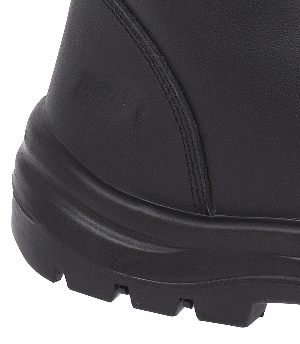 Bottes de travail en cuir de 8 po, noires, taille 7