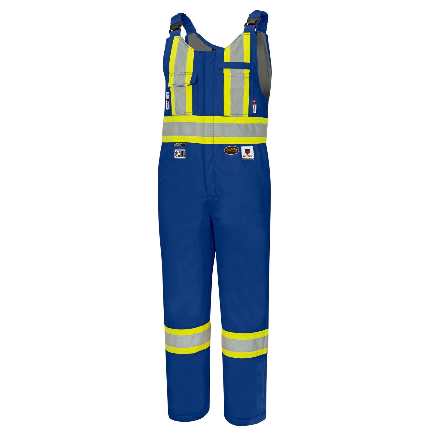 Combinaison de sécurité matelassée en coton ignifuge haute visibilité, bleu roi, SZ : XL