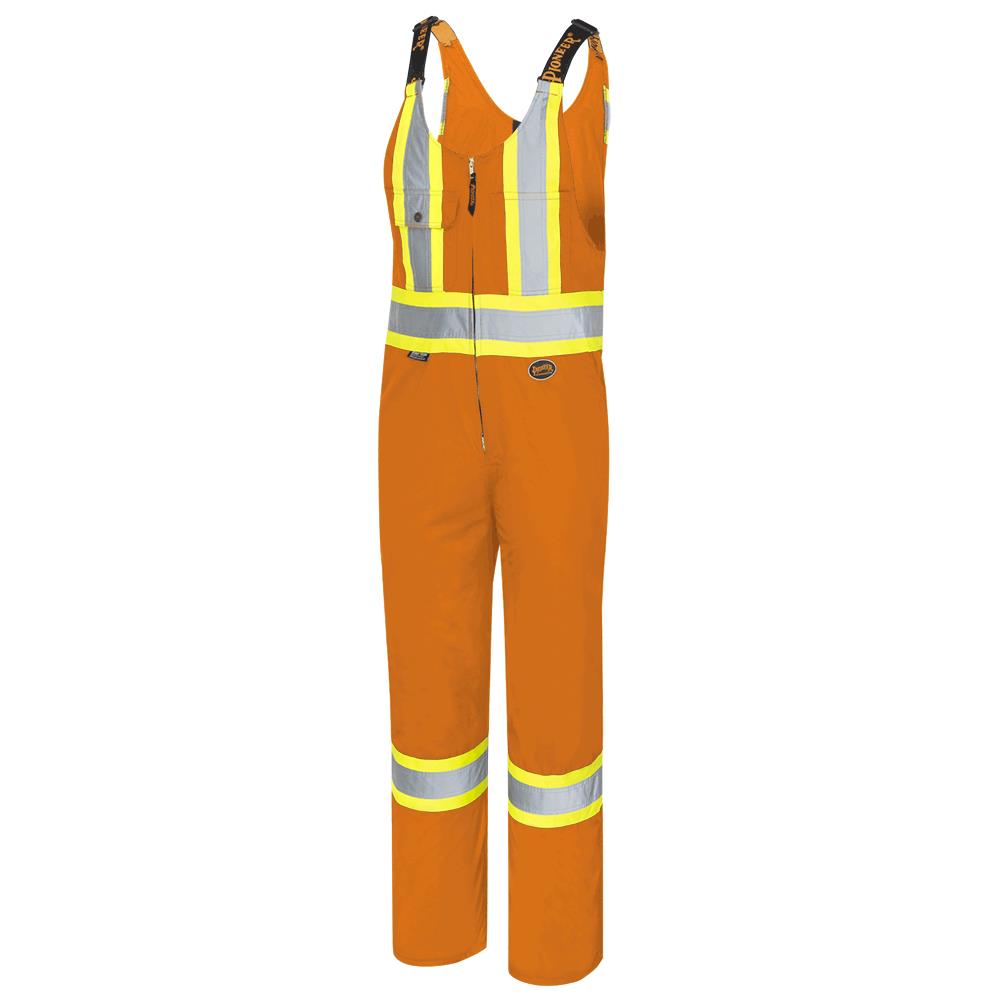 Salopette de sécurité en poly/coton, orange, taille : 46 grande taille