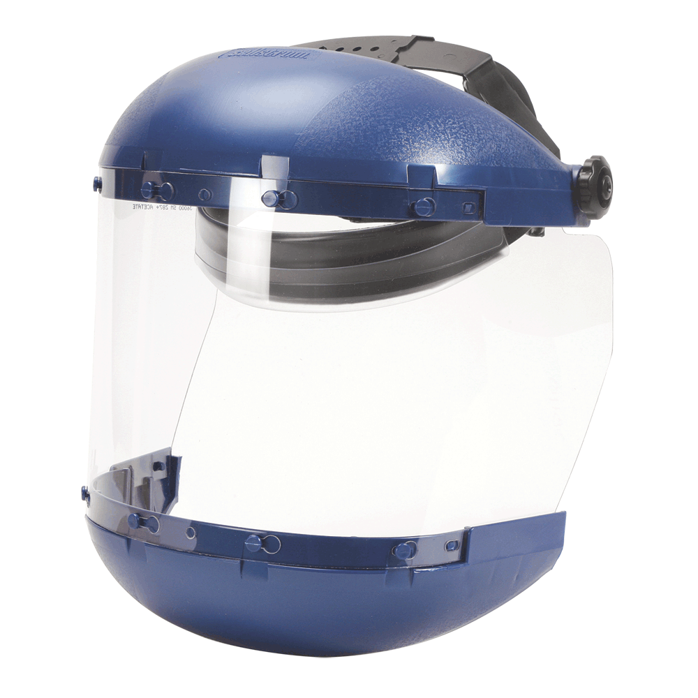 Sellstrom, Dual Crown Face Shield with Ratcheting Headgear
