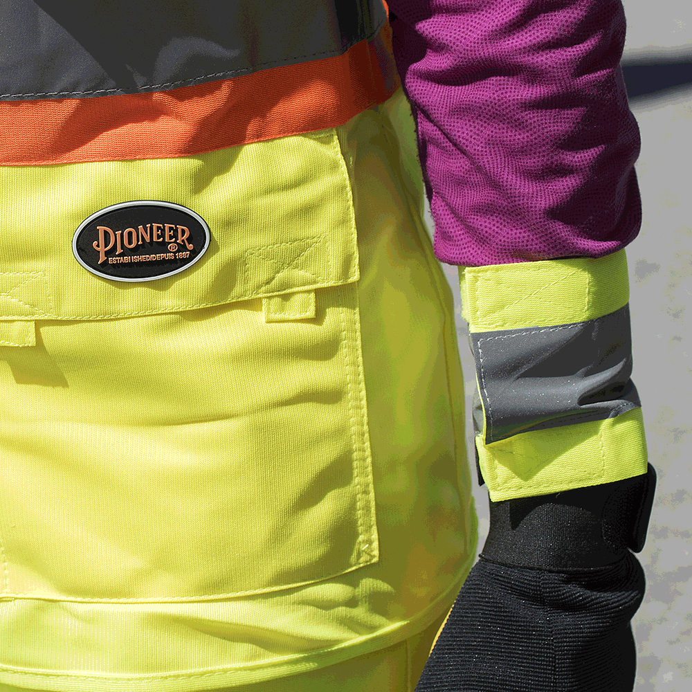 Bandes Reflectives, ajustables pour les bras avec sac, 35cm x 10cm, jaune, GR: O/S
