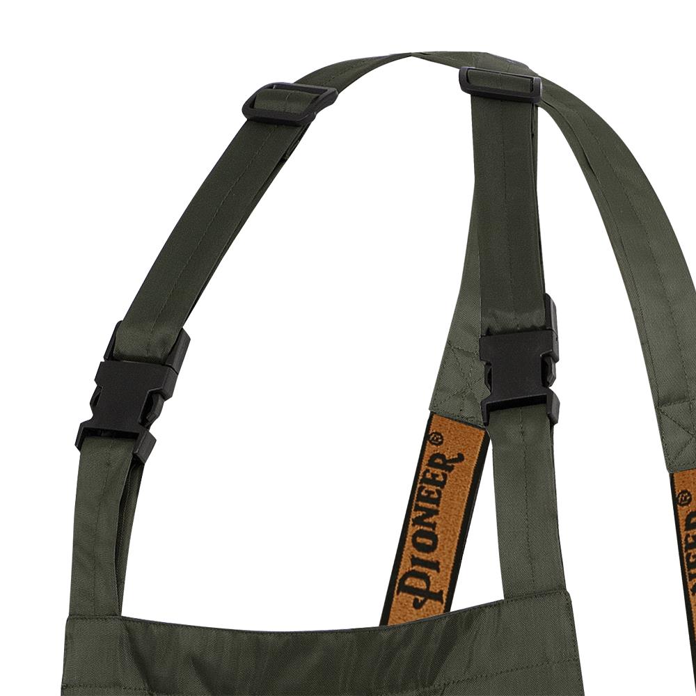 Salopette imperméable en ripstop pour jardinière d'arbres, vert, SZ : XL