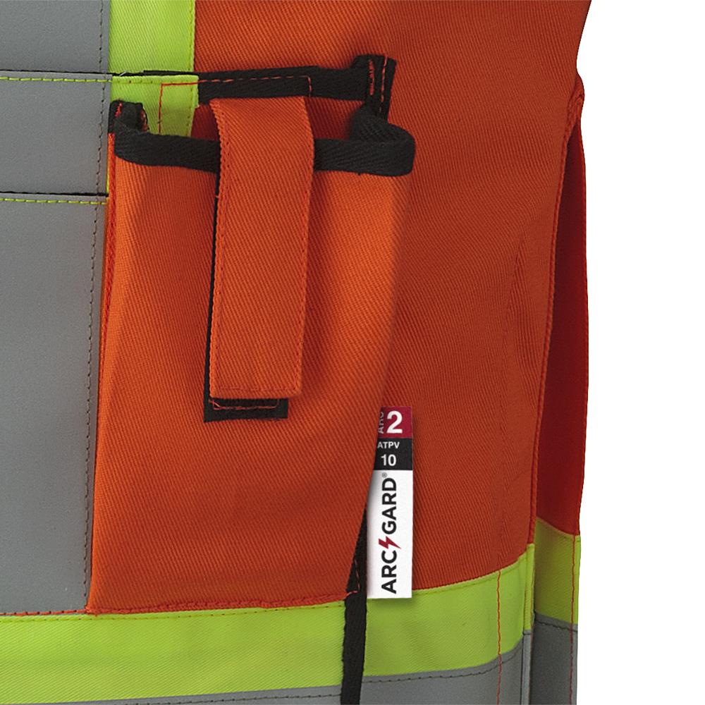 Hi-Viz FR-Tech® Flame Resistant Surveyor's Safety Vests, orange, SZ: L