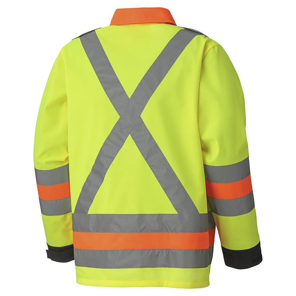 Vestes de sécurité routière respirantes haute visibilité, jaune, SZ : XL