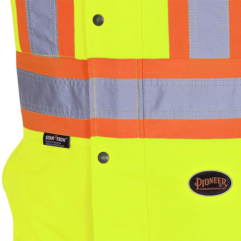 Salopette de sécurité matelassée imperméable haute visibilité, jaune, SZ : 2XL