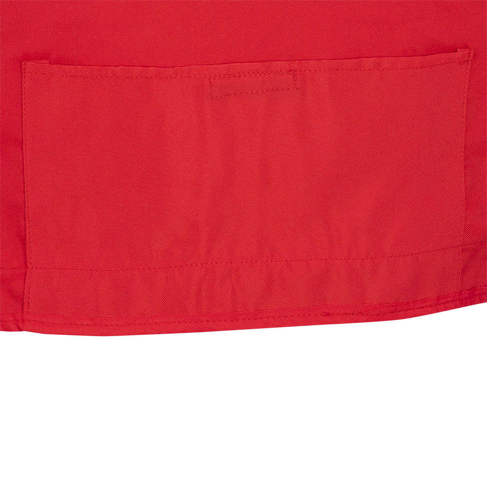 Gilets de sécurité - Polyester Oxford enduit de polyuréthane 600 deniers, Rouge, GR: XL