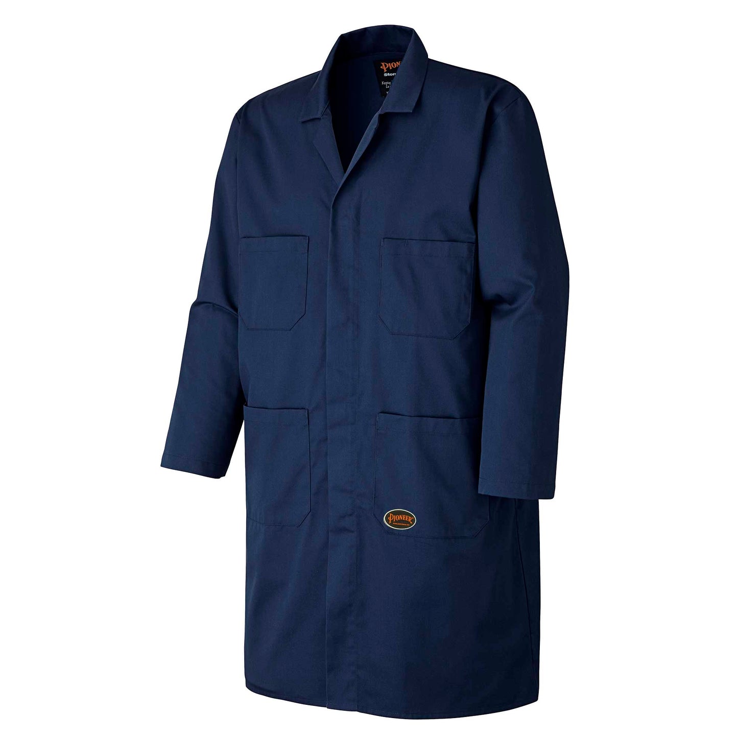 Blouse de travail, poly/coton, bleu marine, taille M