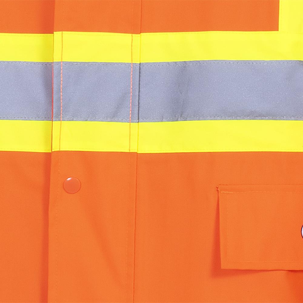Long Coat "The Rock" 300D Oxford Polyester, Orange, SZ: 3XL