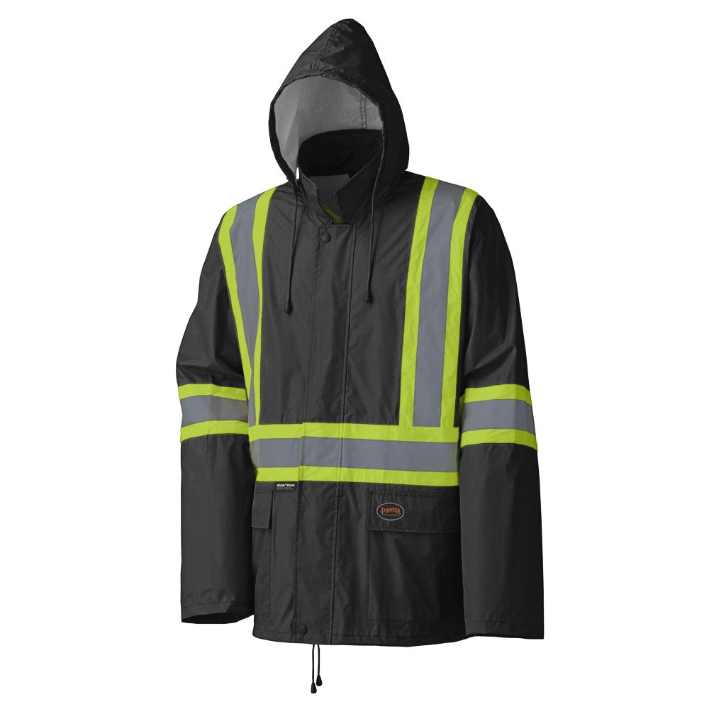 Combinaison de pluie légère et imperméable, noire, taille M