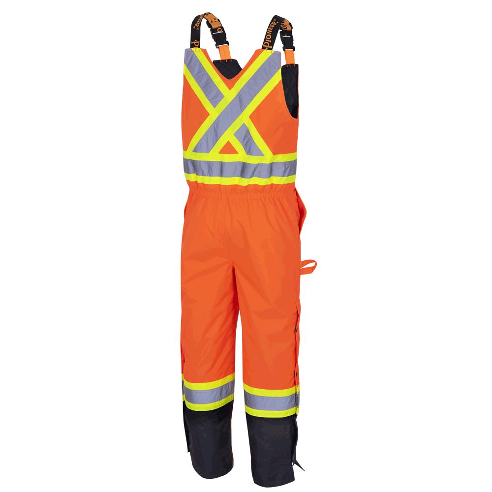 Salopette de sécurité matelassée imperméable haute visibilité, orange, SZ : 5XL