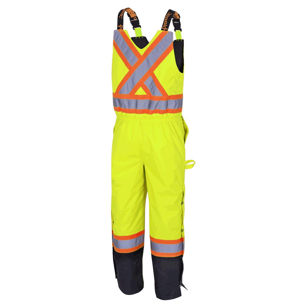 Salopette de sécurité matelassée imperméable haute visibilité, jaune, SZ : 2XL