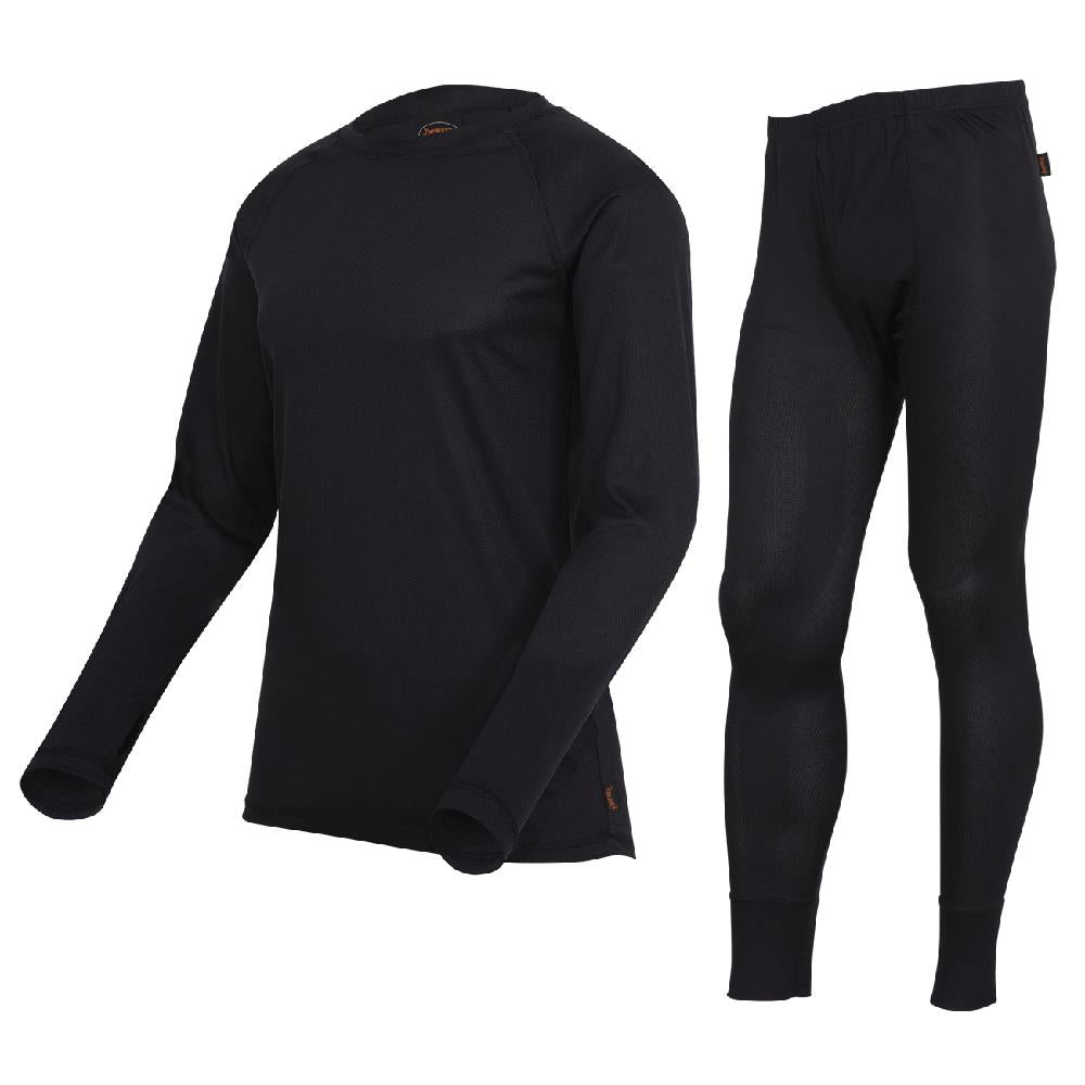 Ensemble de sous-couches à séchage rapide et évacuant l'humidité, noir, SZ : XL