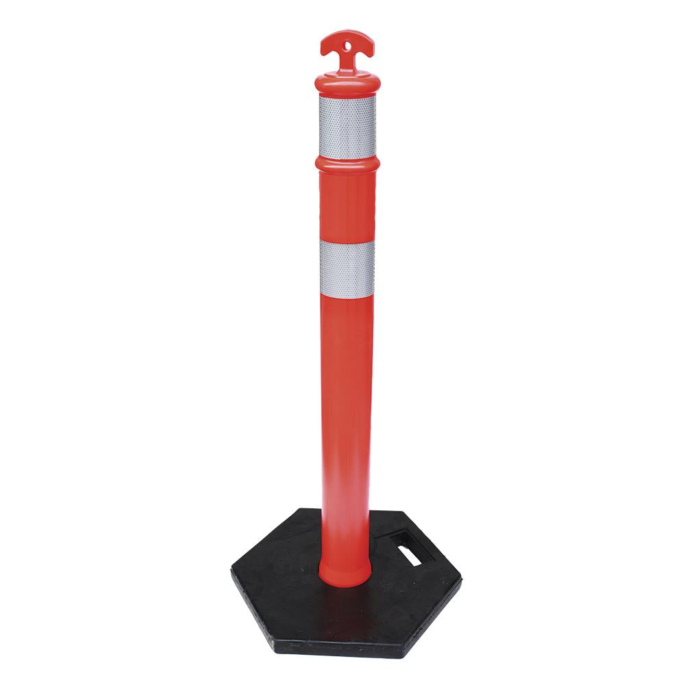 Poteau délinéateur T-Top, 47" (120 cm), orange