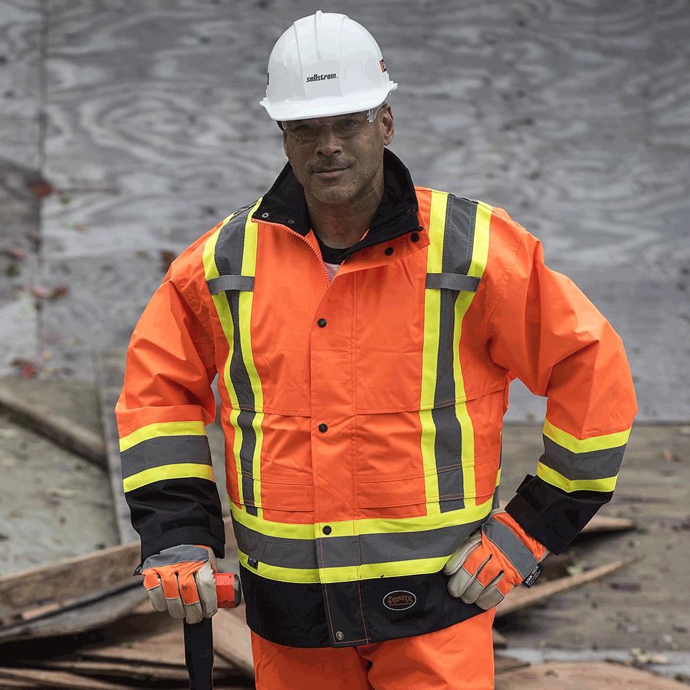 Rainwear Waterproof Jackets 300D Ripstop - Polyester Polyurethane Coated
