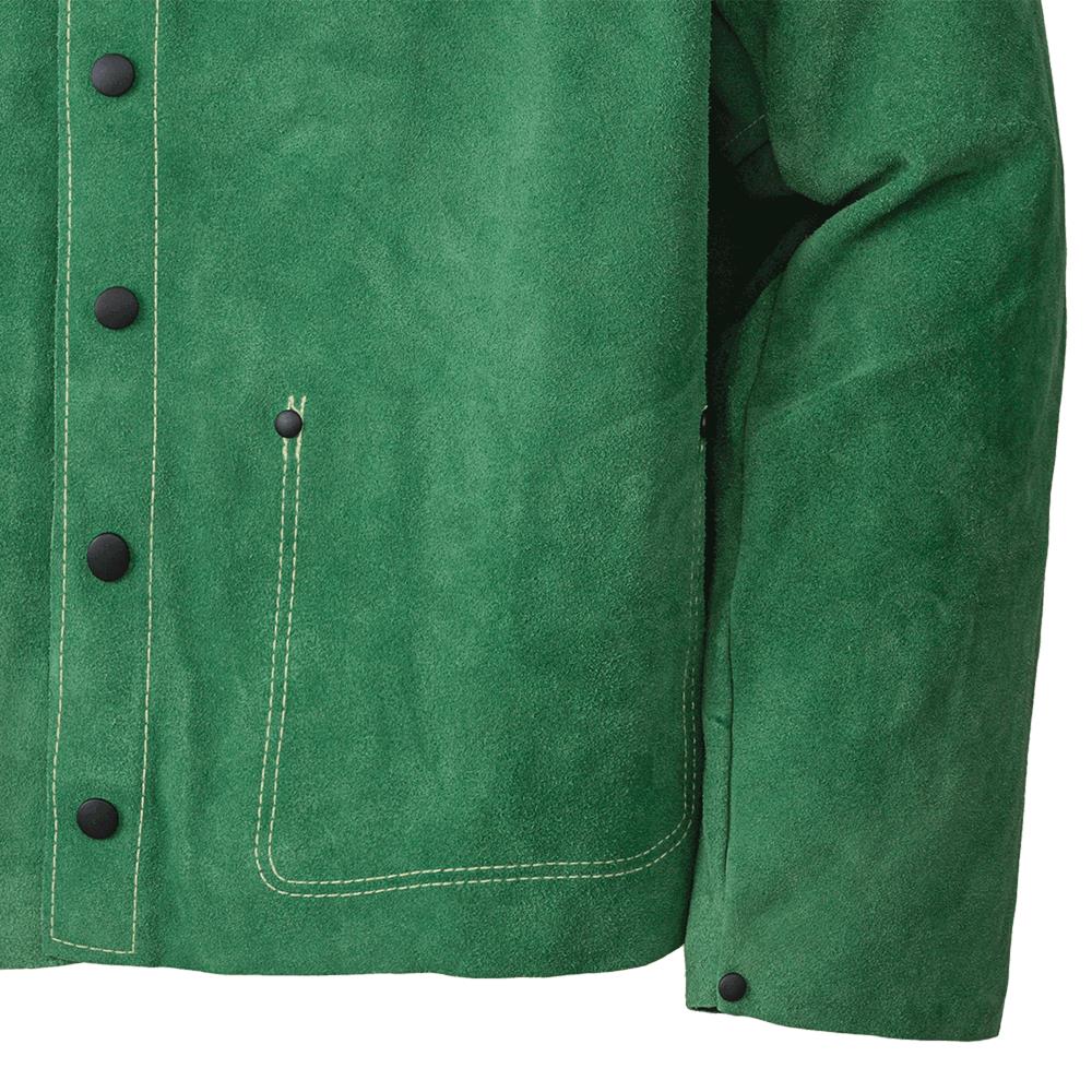 Ranpro Welding Jacket, Green, SZ: 2XL