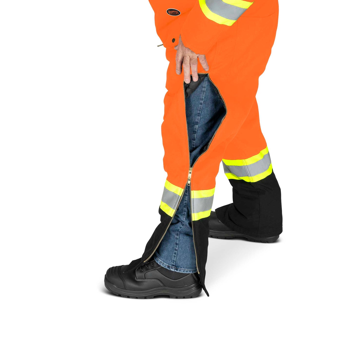 Salopette de sécurité matelassée imperméable haute visibilité, orange, SZ : 2XL
