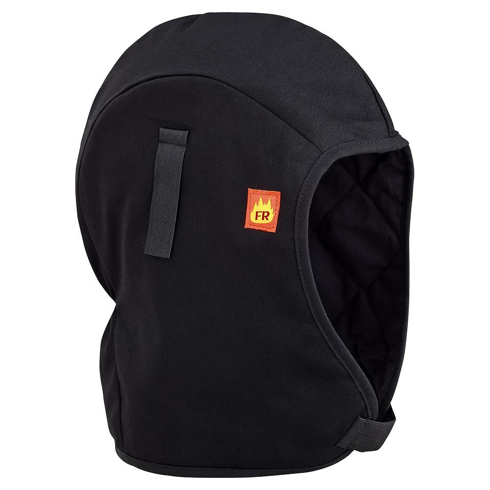 Doublure matelassée résistante aux flammes pour casque de sécurité, noire, SZ : O/S