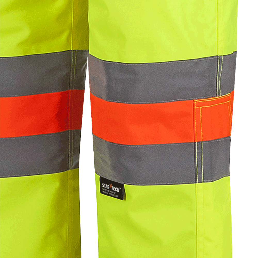 Hi-Viz Quebec Winter Insulated Traffic Control Pants, Yellow, GR: 3XL