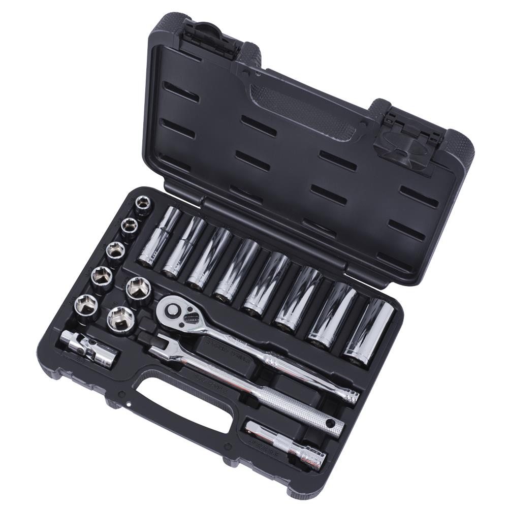 ITC, 20 PC 3/8" Drive SAE Socket Set