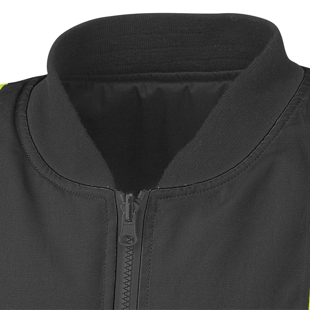 Parkas de sécurité imperméables haute visibilité 7 en 1, noir, SZ : L
