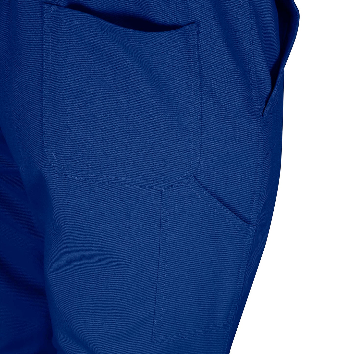 Combinaison de sécurité matelassée en coton ignifuge haute visibilité, bleu roi, SZ : XL