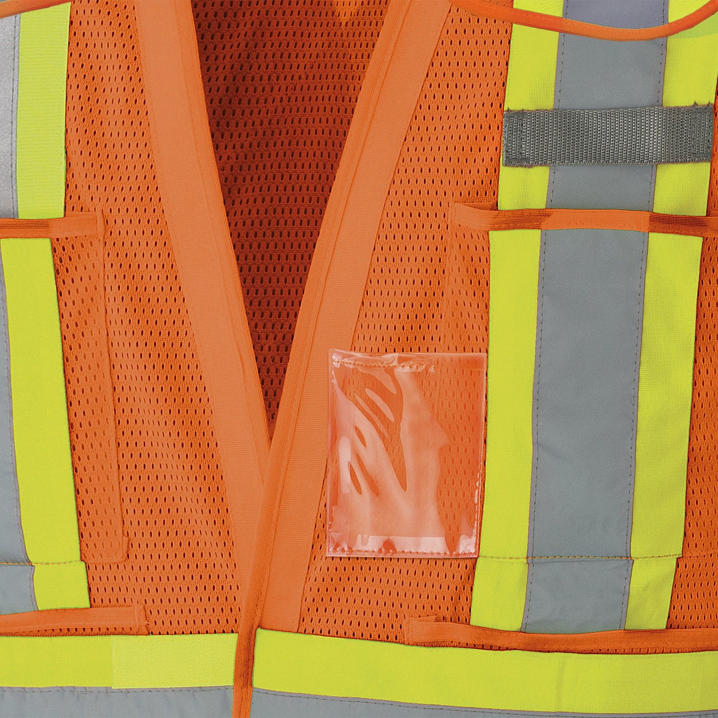 Safety Tear-Away Vests, Mesh, Drop Shoulder, Orange, SZ: L/XL