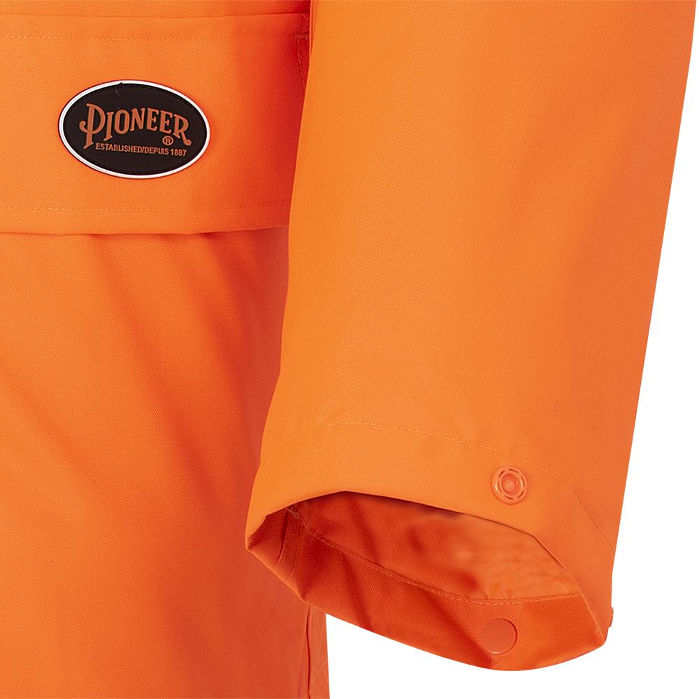 3-In-1 Safety Parka "The Rock" 300D Oxford Poly, Orange, SZ: 5XL